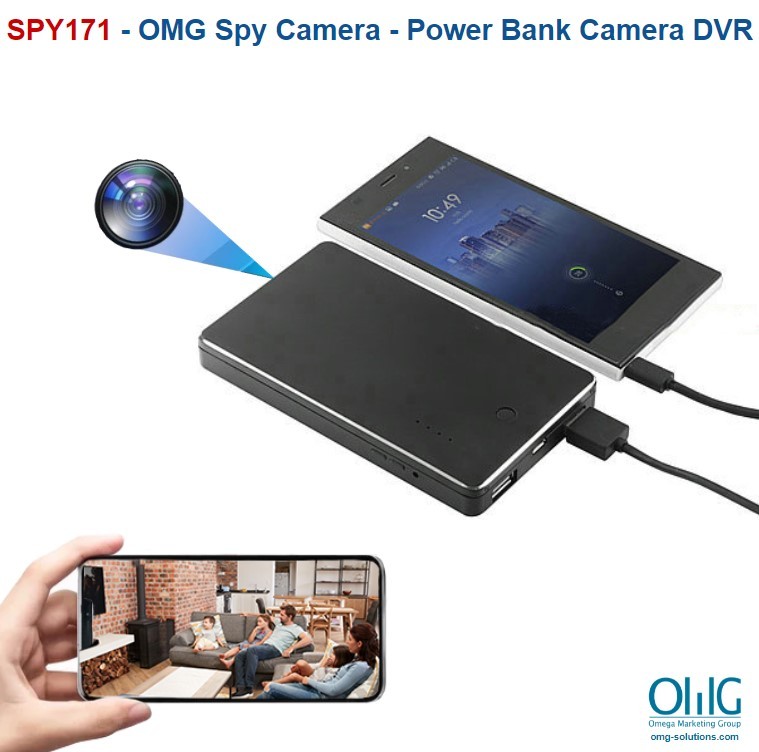 SPY171 - OMG Spy Camera - Power Bank Camera DVR