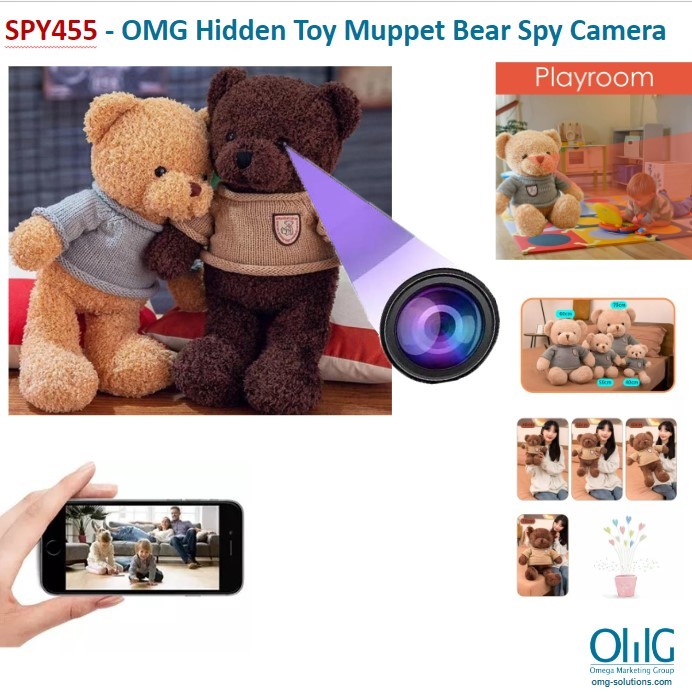 SPY455 - WiFi Toy Muppet Camera Bear (WF-BR53) - Main Page