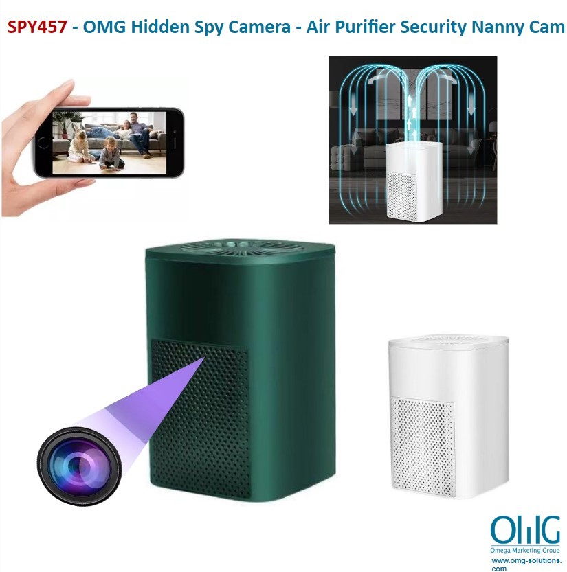 SPY457 - OMG Hidden Spy Camera - Air Purifier