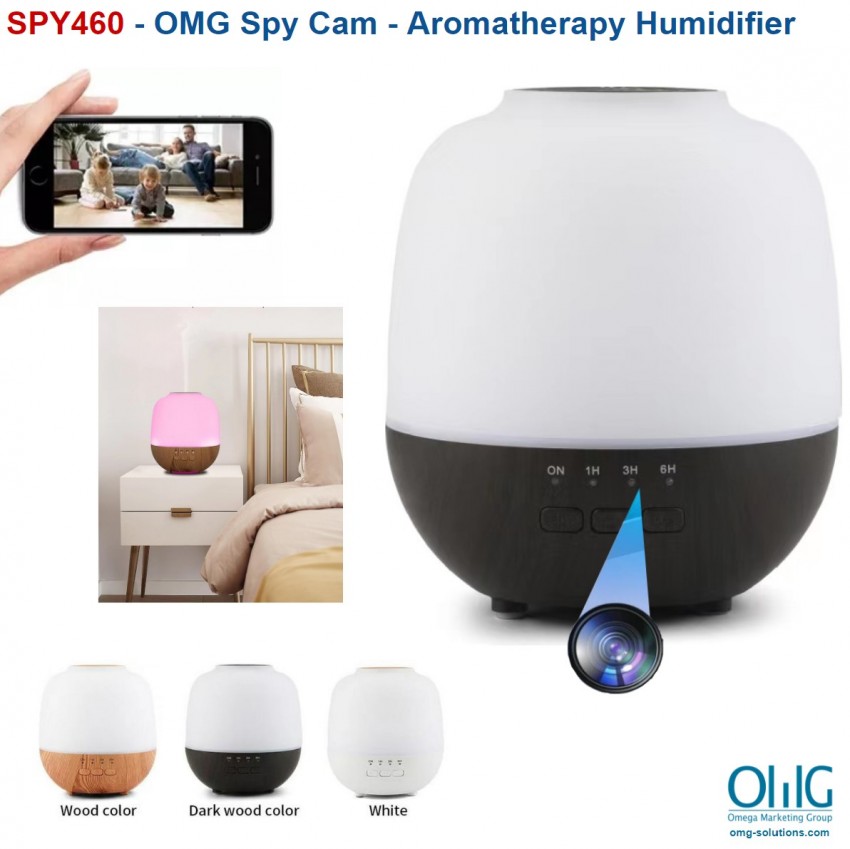 SPY460 - OMG Spy Cam - Aromatherapy Humidifier