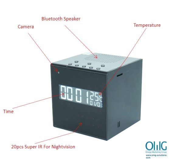 Bluetooth Speaker Clock WIFI Camera, Super Nightvision - Page 3