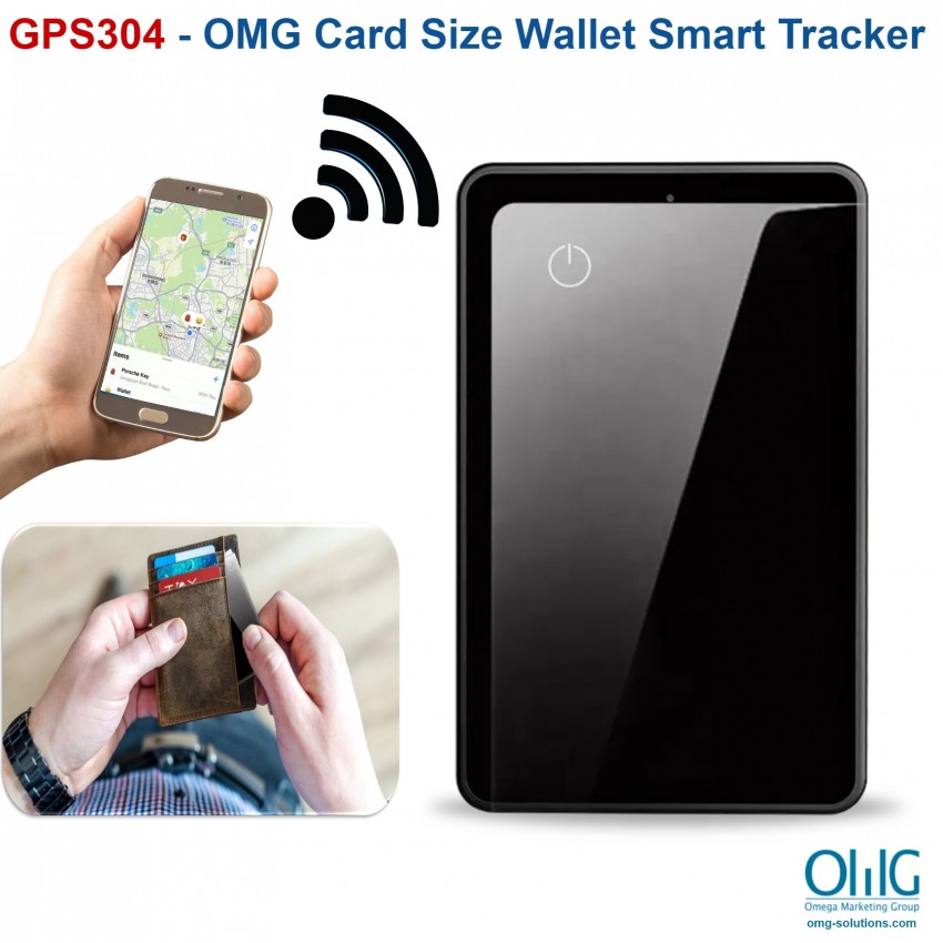 OMG Solution - GPS204 - OMG Card Size Wallet Snart Tracker - Main Page