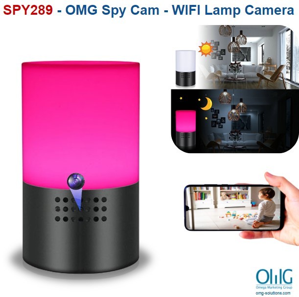 OMG Solution - SPY289 - WIFI Lamp Camera, HD 1080P, 7 Color LED Light, Super Nightvision, amazon Alexa - Main Page