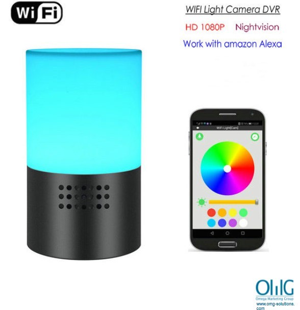OMG Solution - SPY289 - WIFI Lamp Camera, HD 1080P, 7 Color LED Light, Super Nightvision, amazon Alexa - Page 4