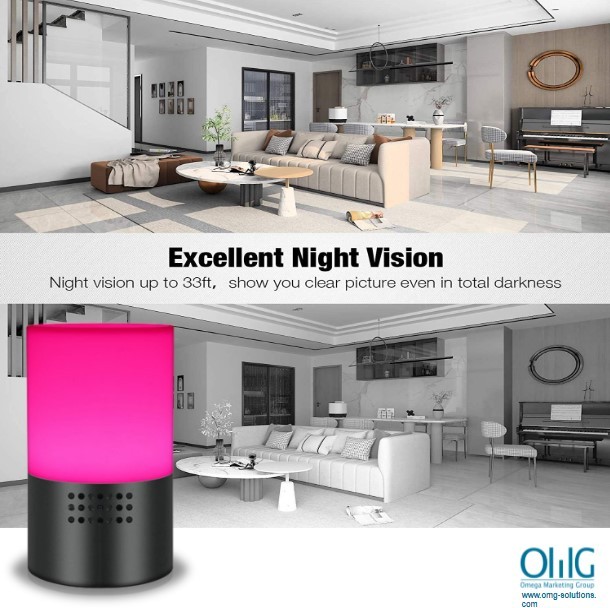 OMG Solution - SPY289 - WIFI Lamp Camera, HD 1080P, 7 Color LED Light, Super Nightvision, amazon Alexa - Page 7