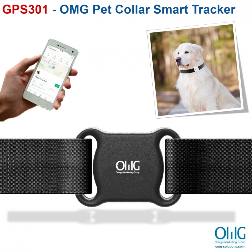 OMG Solutions - GPS301 - OMG Pet Collar Smart Tracker - Main Page