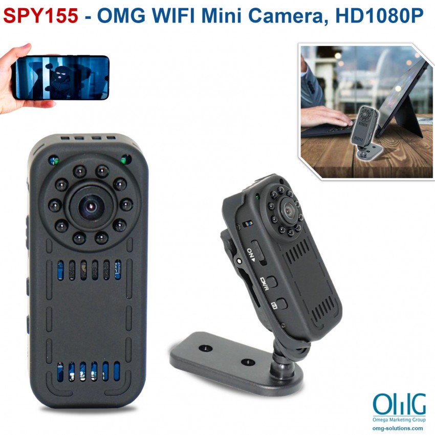 Omg Solution - WIFI Mini Camera, HD1080P, Motion Detection, SD Card Max 128G - Main Page