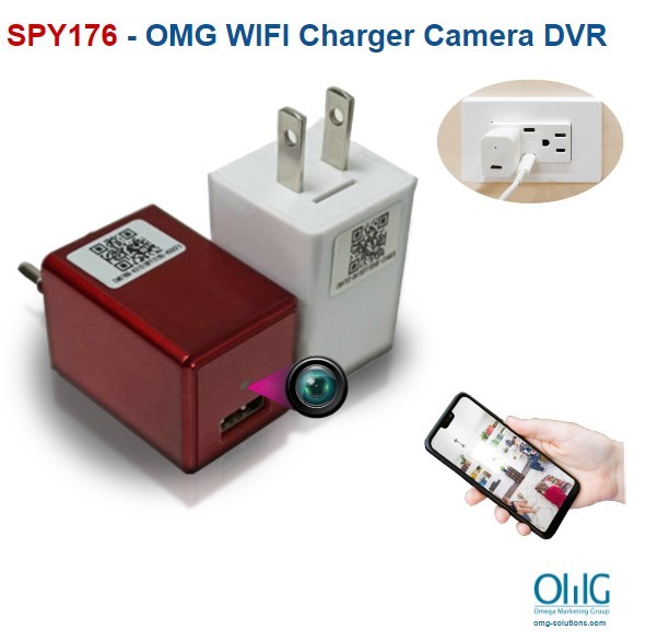 SPY176 - OMG - WIFI Charger Camera DVR, HISILICON, 5.0M Camera, 1080P, TF Card - Main Page
