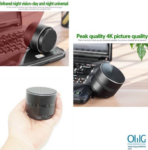 SPY208 - OMG - WIFI Network Bluetooth Speaker Camera, HD 4K Video, Max 128G SD Card - Page 4