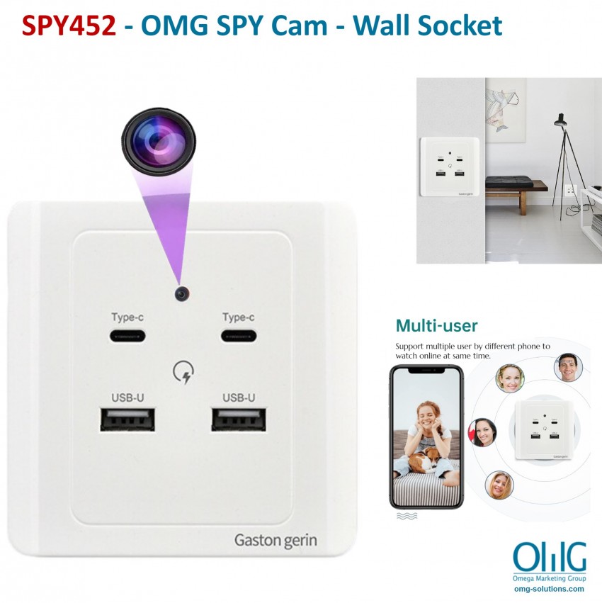 SPY452 - OMG SPY Cam - Wall Socket (Main Page) V2