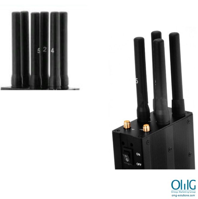 SPY992 - OMG - 6 Antenna 3W Phone Jammer, CDMA,GSM.DCS,PHS, 3G, 4G, GPS, Lojack, High Quality Page 2