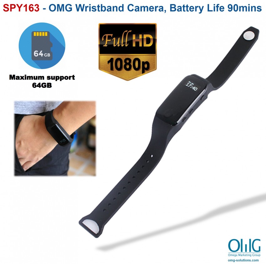 SPY 163 - Wristband Camera, Battery Life 90min - Main Page