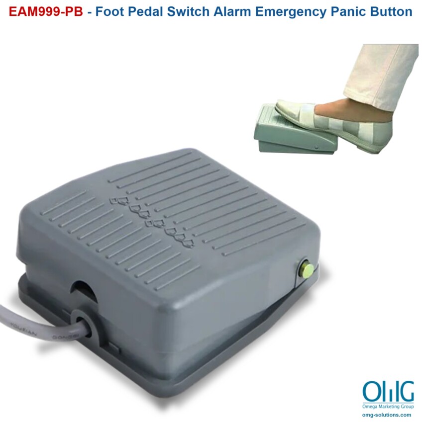 EA999-PB22 - Foot Pedal Switch Alarm Emergency Panic Button - Main Page