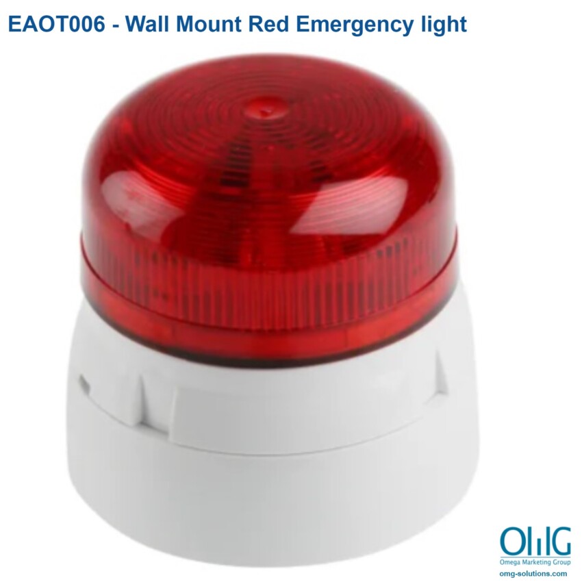 EAOT006 - Wall Mount Red Emergency light
