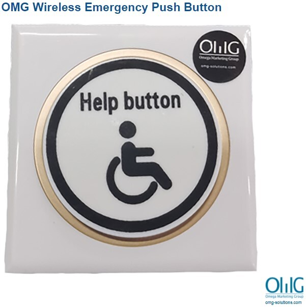EAPB007W - Wireless Help Push Button for Wheelchair Bound