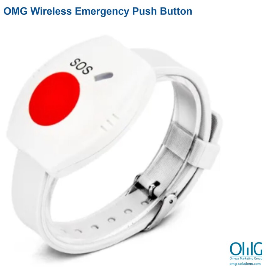 EAPB009W-W - Watch Wristband Wireless Push Button