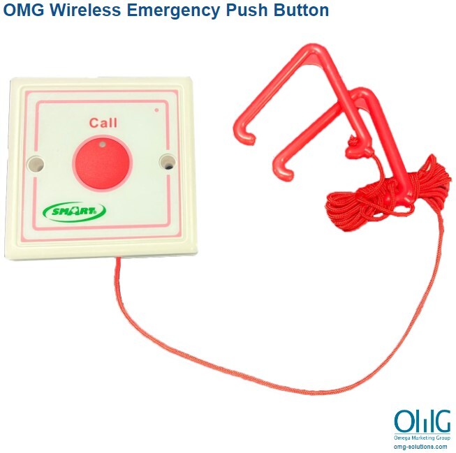 EAPB021WS - Wireless Panic Push Button with Pull String