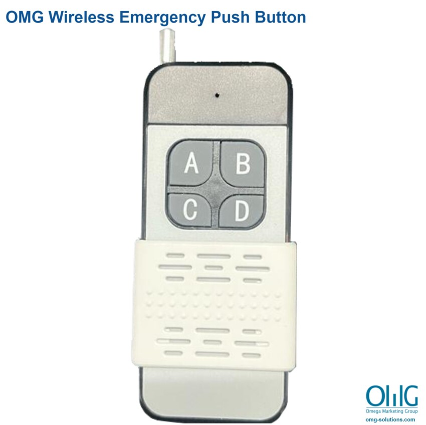 EAPB027RW - Wireless 4 Button Remote Control with In-Built Moveable Cover
