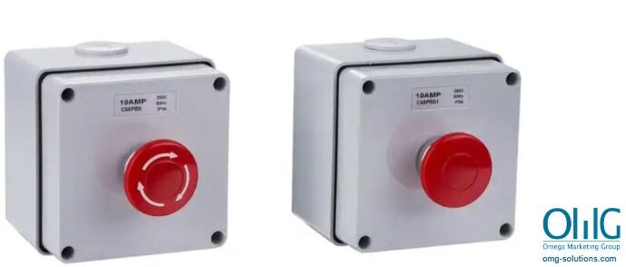 EAPB033C - Cable Reset Push Button with Weatherproof GPO - Double view