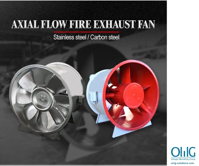 EXFAN005 - CCCF Low Noise Explosion-Proof 45000 M3 - H Air Volume Axial Fan Industrial - Exhaust Variants
