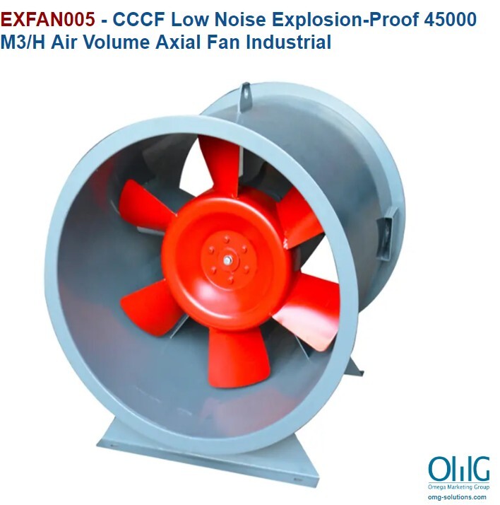 EXFAN005 - CCCF Low Noise Explosion-Proof 45000 M3 - H Air Volume Axial Fan Industrial