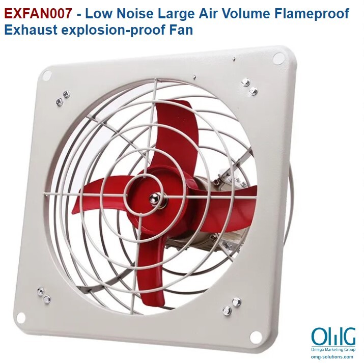 EXFAN007 - Low Noise Large Air Volume Flameproof Exhaust Explosion-proof Fan