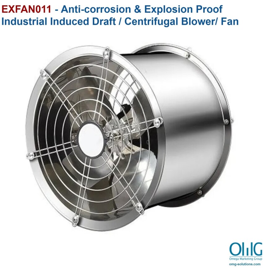 EXFAN011 - Anticorrosion & Explosion Proof Industrial Induced Draft - Centrifugal Blower - Fan