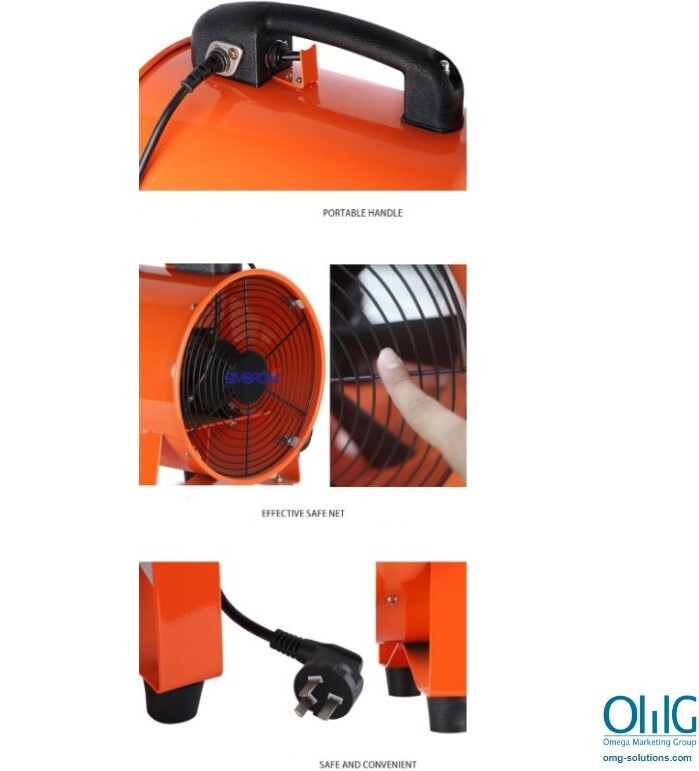 EXFAN014 12 Inch Explosion-Proof Utility Blower 550W for Extraction & Ventilation Fan - Details