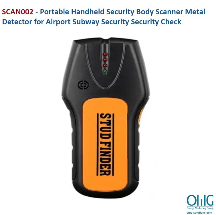SCAN002 - Portable Handheld Security Body Scanner Metal Detector for Airport Subway Security Security Check