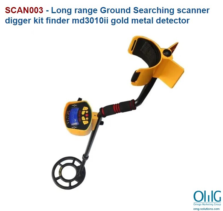 SCAN003 - Long range Ground Searching scanner digger kit finder md3010ii gold metal detector 