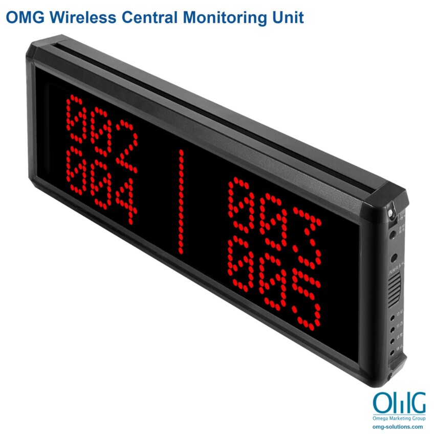 EACM003W - Wireless Panic Button Central Monitoring Display Unit (4 Digit Display)