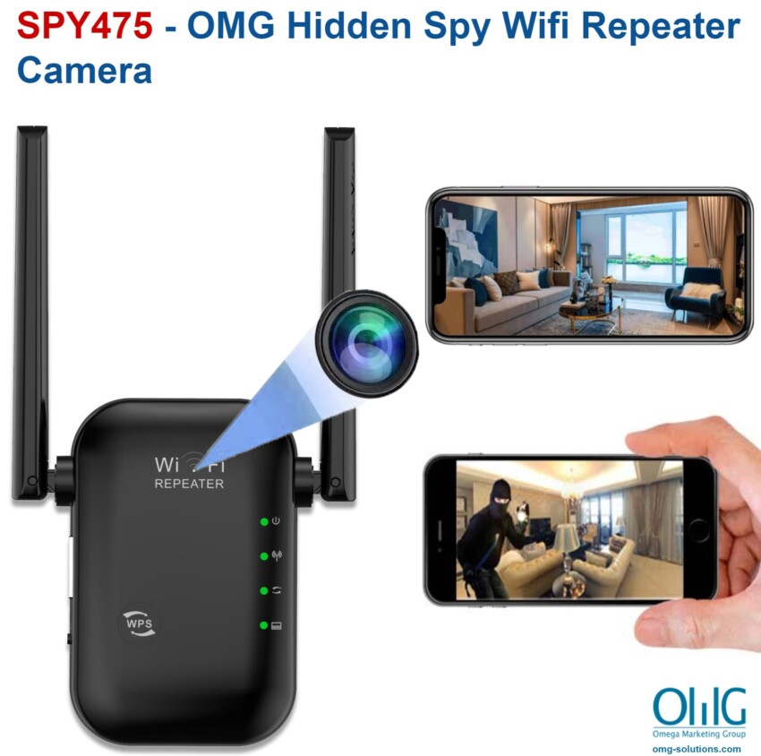 SPY475 - OMG Hidden Spy Wifi Repeater Camera