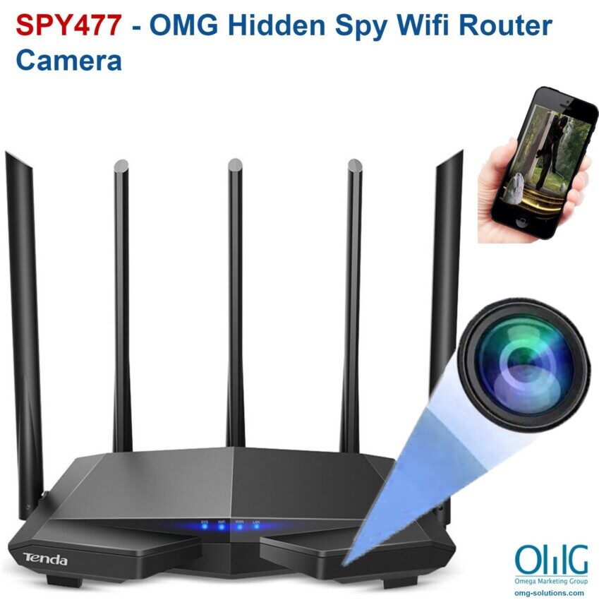 SPY477 - OMG Hidden Spy Wifi Router Camera - Main Page