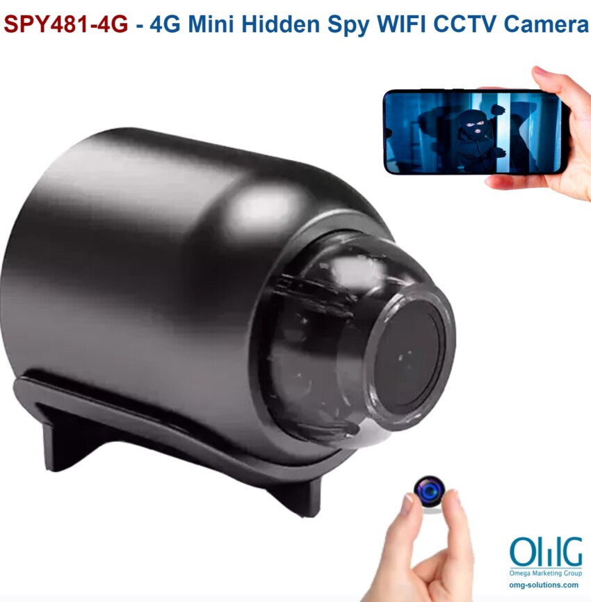 SPY481-4G - 4G Mini Hidden Spy WIFI CCTV Camera - Main page 1