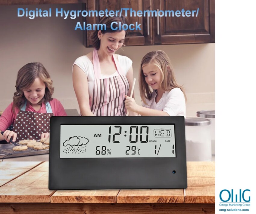SPY483 - Hidden Spy Wifi Camera - Thermometer Weather Station - Meters