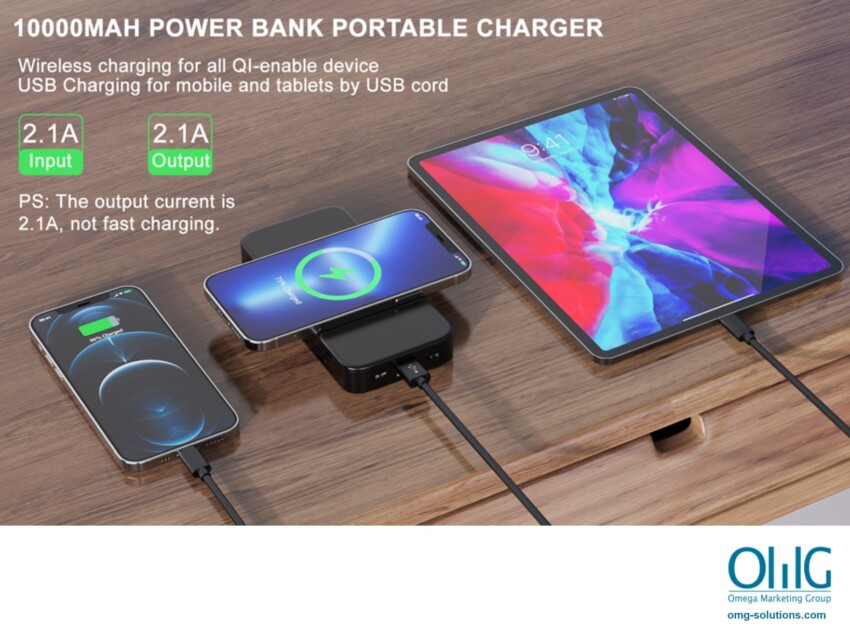 SPY491 - Hidden Spy Wireless Charging Power Bank Camera - Charger