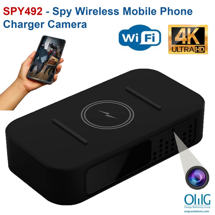 SPY492 - Hidden Spy Wireless Mobile Phone Charger Camera - Main