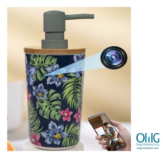 SPY473 - OMG Hidden Spy Camera Hand Sanitizer Bottles