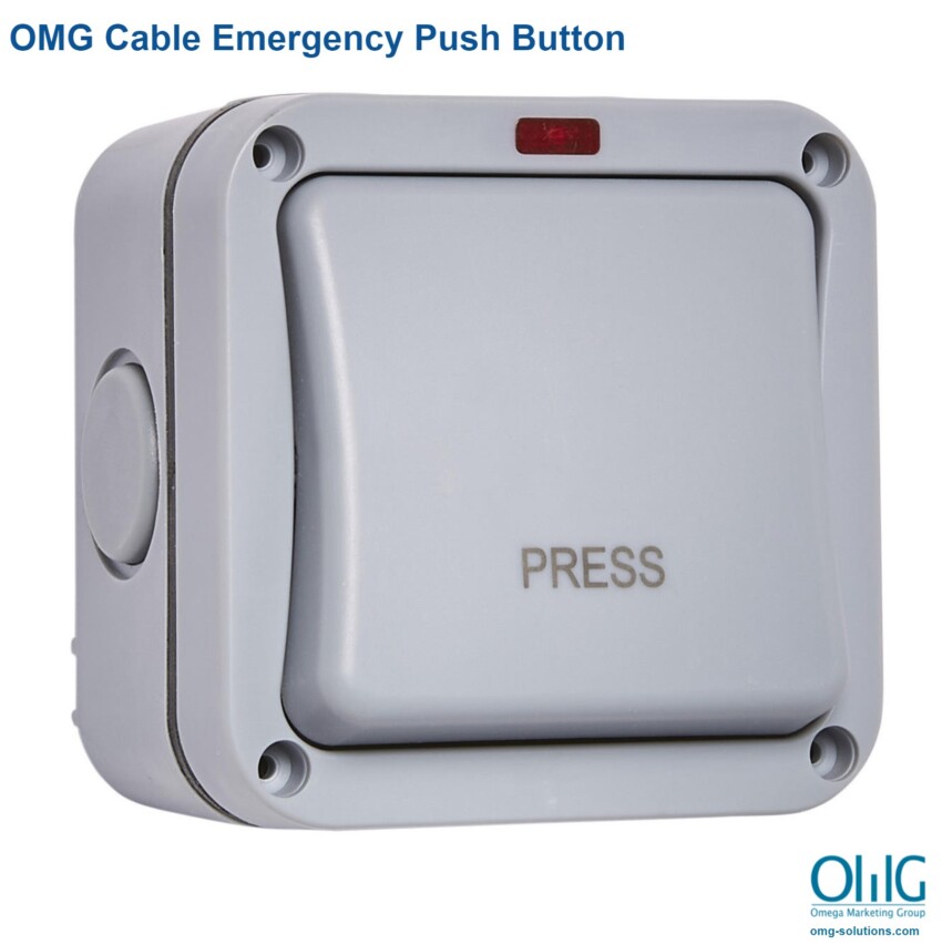 EAPB041C - OMG Waterproof Cable Outdoor Emergency Panic Alarm Push Button