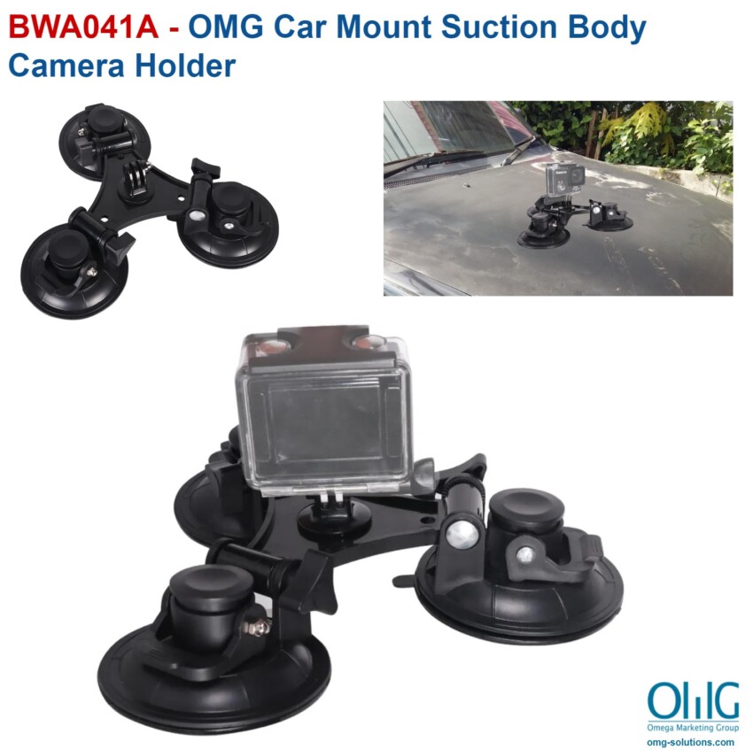 BWA041A - OMG Car Mount Suction Body Camera Holder - main