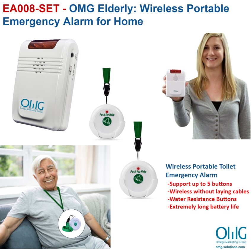 EA008-SETS – OMG Elderly Wireless Emergency Alarm for Home – main