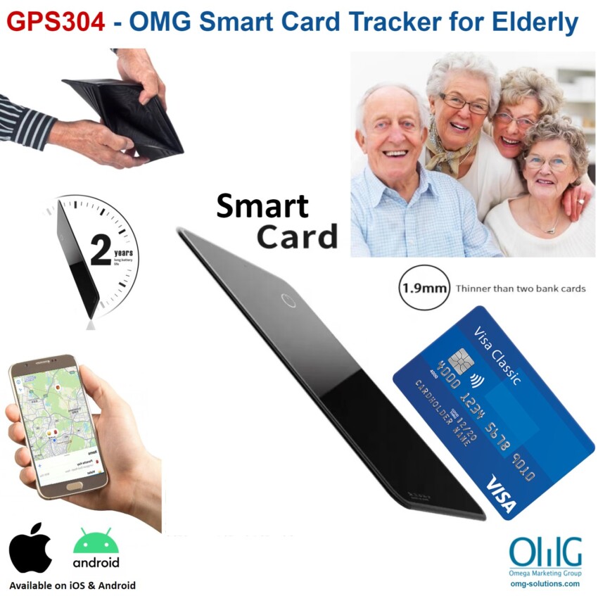 GPS304 - OMG Smart Card Tracker for Elderly - Main page