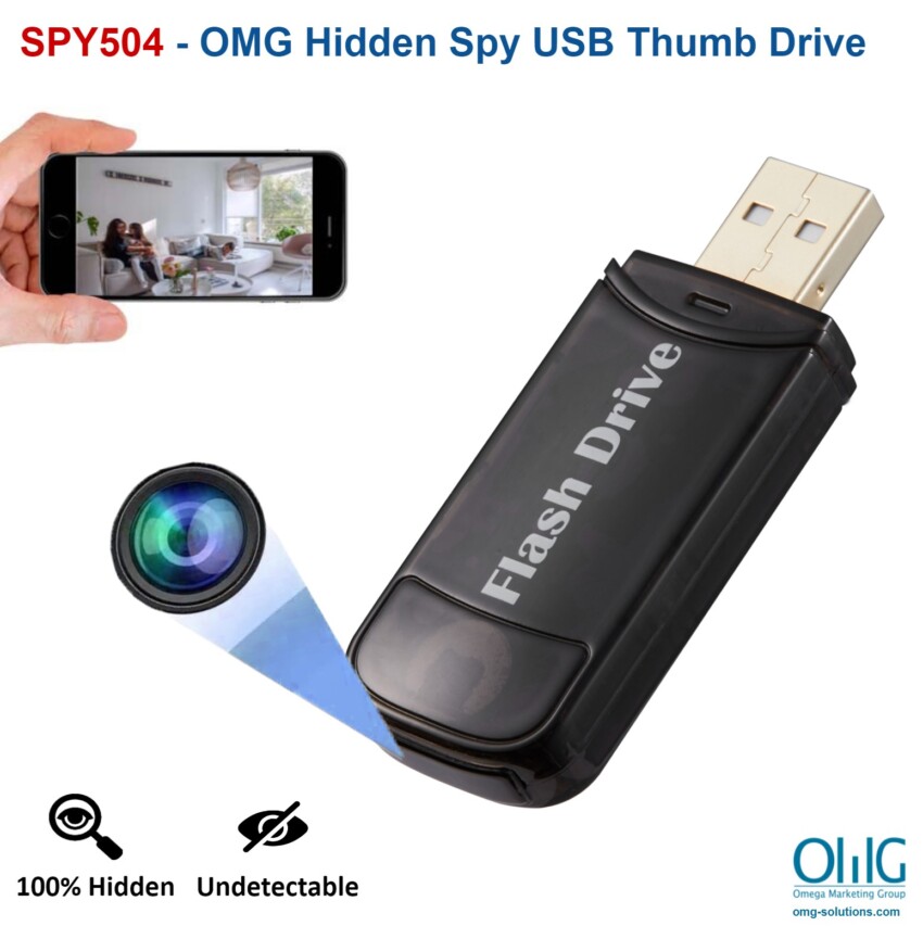 SPY504 - OMG Hidden Spy USB Thumb Drive - main