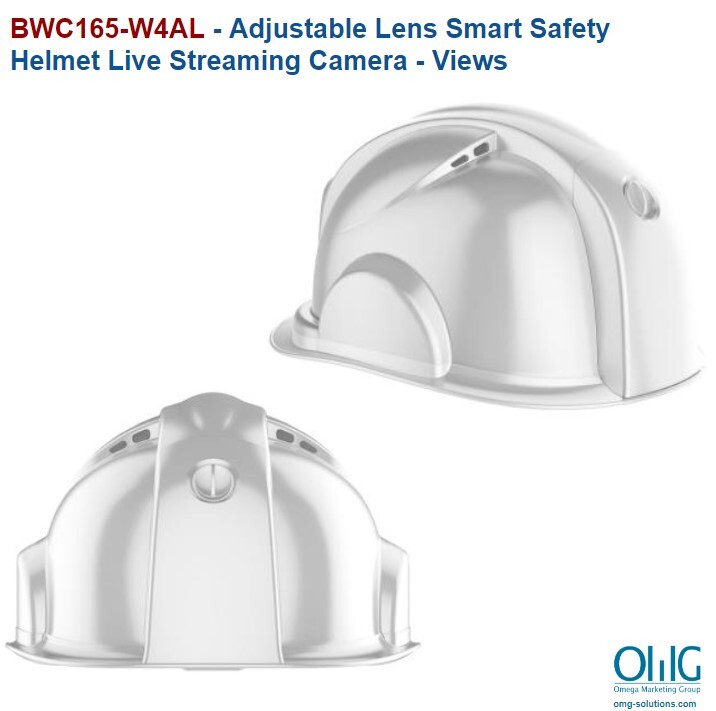 BWC165-W4AL - Adjustable Lens Smart Safety Helmet Live Streaming Camera - Main Page