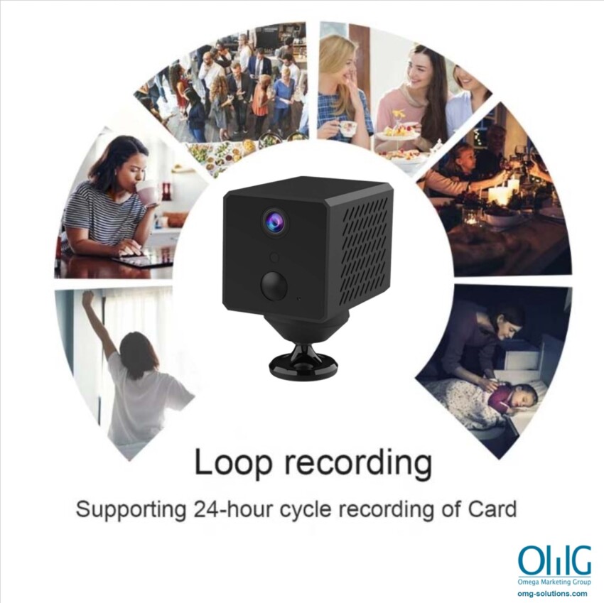 SPY703-4G - OMG 4G Cube Camera - Loop Recording
