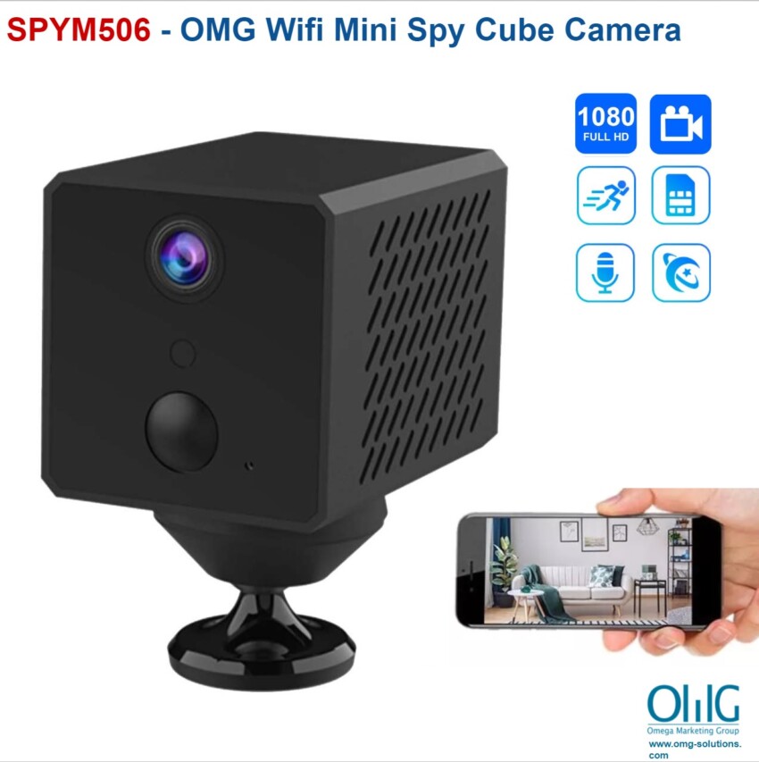 SPYM506- OMG Wifi Mini Spy Cube Camera - Main Page