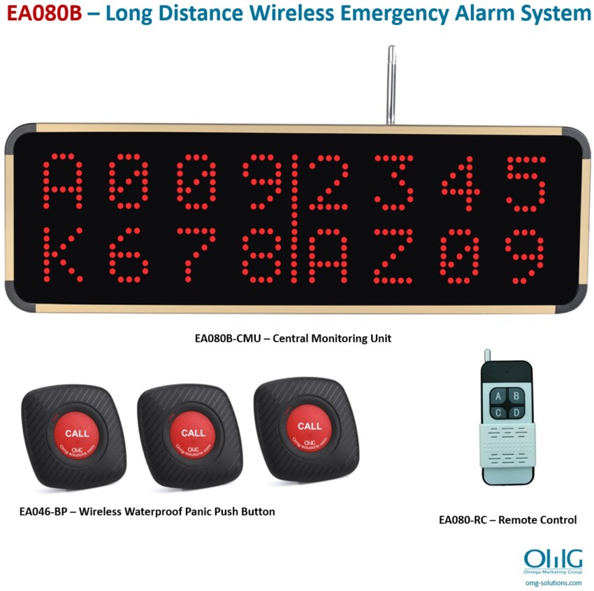 EA080B – Long Distance Wireless Emergency Alarm System - Main Page v2