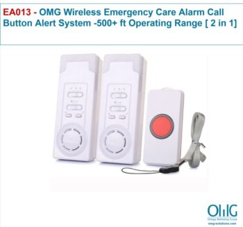 EA013 – OMG Wireless Emergency Care Alarm Call Button Alert System 