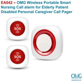 EA042 – OMG Wireless Portable Smart Nursing Call alarm Pager - Main page