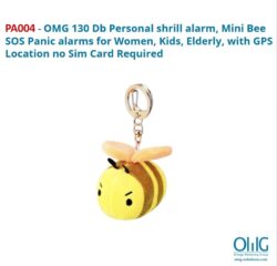 130 Db Personal alarm, Mini Bee SOS Panic alarms for Women, Kids, Elder 